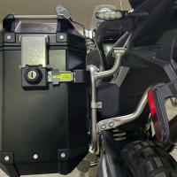 Caja De Herramientas Lateral Impermeable Para Motocicleta Compatible Con Suzuki V-Strom Honda CB400X Y Más Kit De Primeros Auxilios Y Descompromiso - details 1