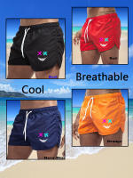 Shorts De Verano Para Hombre Con Bolsillos Y Cordón Transpirables Ropa De Playa Cortos De Natación Secado Rápido Para Surf - details 1