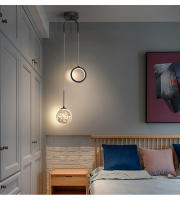 Lámpara Colgante Nórdica LED Para Iluminación Interior De Dormitorio Y Sala De Estar Decoración De Hogar Lámpara Colgante Para Mesa De Comedor - details 5