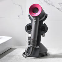 Organizador De Baño Portátil Con Soporte Magnético Super Potente Para Secador De Pelo Compatible Con Dyson Estante De Almacenamiento Metálico Sin Perforar - details 16