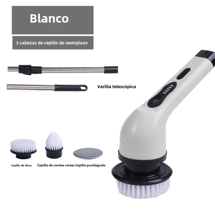 Cepillo de Limpieza Eléctrico Inalámbrico Multifuncional 9-en-1 Rotativo de Mano con USB - 1
