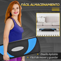 HOMCOM Step de Aeróbic Stepper para Fitness con Altura Regulable 3 Niveles de 10/15/20 cm para Deporte y Ejercicio en Casa Gimnasia Carga 150 kg 80x31x20 cm Negro - details 6
