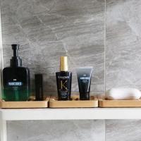 Caja De Jabón De Bambú Natural Soporte Para Dishes De Baño Anti-moho Con Orificio Para Drenaje Herramientas Del Baño - details 7