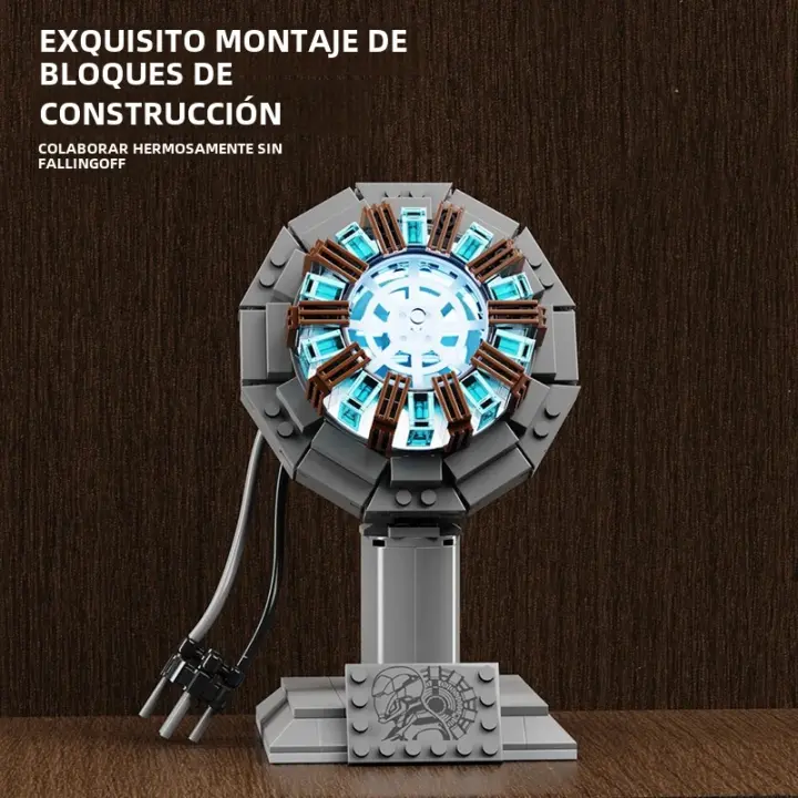 Bloques De Construcción Técnicos De Iron Man Luz Energética Robot Nuclear Mecha Reactor Modelo Juguete Educativo Para Niños - 1