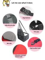 Asiento De Coche Para Mascotas Transpirable Plegable Y Lavable Seguro Para Viajes Para Perros Y Gatos Funda De Almohadilla Impermeable Desmontable Accesorios Para Mascotas - details 1