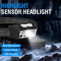 BORUiT B12 Mini Linterna Frontal LED Recargable Por USB Con 5 Modos De Iluminación Impermeable Para Pesca Y Ocio Camping Montañismo Ciclismo Work - details 4