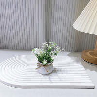 Mini Plantas Simuladas En Maceta Pequeñas Decoración Para El Hogar Plástico BONSAI Verde Artificial Pack De 1 O 2 - details 1