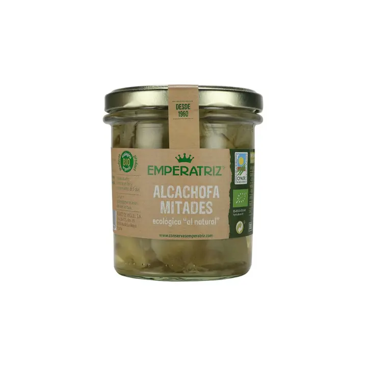 Alcachofas mitades al natural Bio 355ml Emperatriz - 1