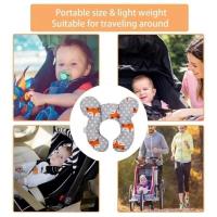 Almohada De Viaje Para Bebé Soporte Para Cuello Y Cabeza Mejorada Almohada De Cuello Para Asiento De Coche Y Carrito De Compras Unisex Edad 1-3 Años Relleno De Poliéster / Algodón - details 3