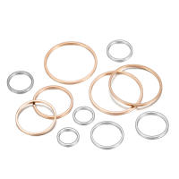 20-50Pcs Anillos Redondos Para Pendientes De 8-60mm Conectores De Hilo De Aro Para Fabricación De Joyas DIY Accesorios De Anillos Cerrados De Metal Para Manualidades - details 3