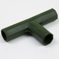 Conectores De Marco De Invernadero Plástico Verde 4Pcs 16mm Para Juntas De Paredes De Jardín Exterior Arco Iris DIY 3 Vías Adaptador De Estructura De Jardín - details 43
