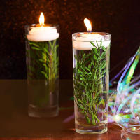 10pcs Flores Artificiales Para Velas Flotantes Relleno De Vaso De Suspensión En Cilindro Decoración De Fiesta De Boda - details 2