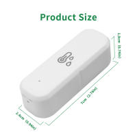 Sensor De Temperatura Y Humedad WIFI Compatible Con Alexa Smart Speaker Detector Externo Para Hogar Inteligente Tuya - details 7