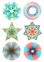 Juego De Dibujo Spirograph 27Pcs Con Círculos Interlockeados Y Bolígrafos Accesorios De Pintura Diseños Espirales Regla Geométrica Juguetes Para Niños - details 7