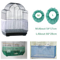 Cubierta De Cages De Pájaros De Malla De Nylon Protectora Fácil De Limpiar Catcher De Semillas Guardia Accesorios Para Cages De Pájaros Aire Malla Para Perros - details 2