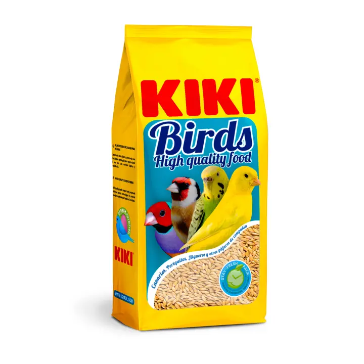 Kiki Alpiste - Alpiste 100% Natural para Canarios, Periquitos, Jilgueros y Otros Pajaros de Compañía - 1