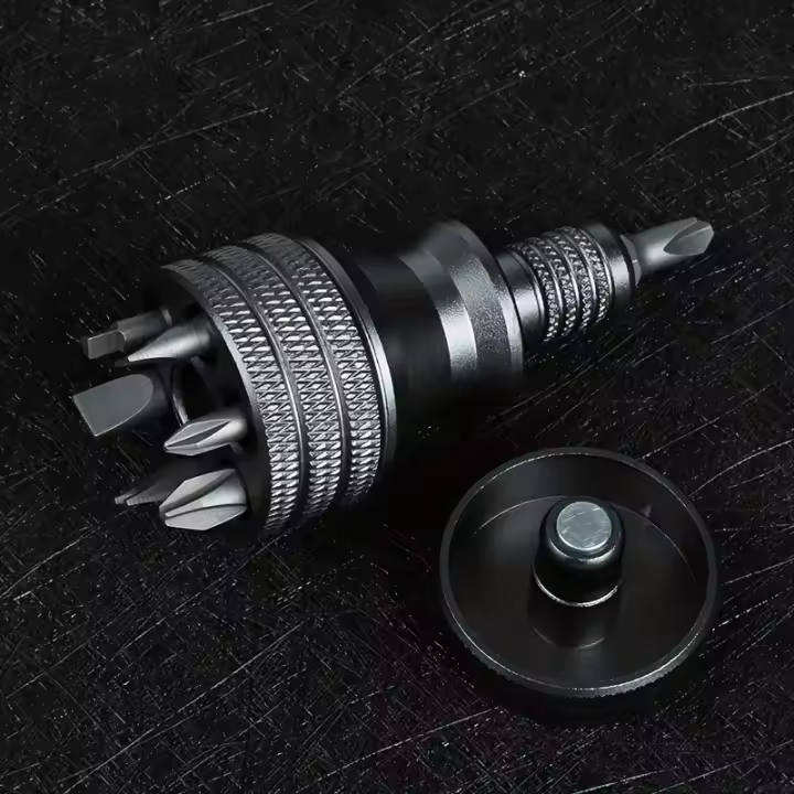 Kit De Destornilladores Multifuncional Mini Con Imán Y Mango 7-en-1 Herramienta De Reparación Compacta Para Electrónica Y Móviles - 1