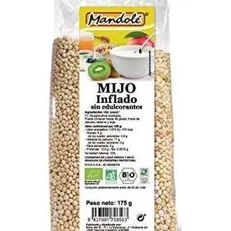 Mandole Mijo Hinchado Bio Sin Edulcorantes 175 G - 1