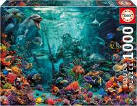 Educa - Puzzle de 1000 Piezas para Adultos | Arrecife de Coral Poseidón. Incluye Pegamento Fix Puzzle. Medidas: 68 x 48 cm. A Partir de 14 años - details 2