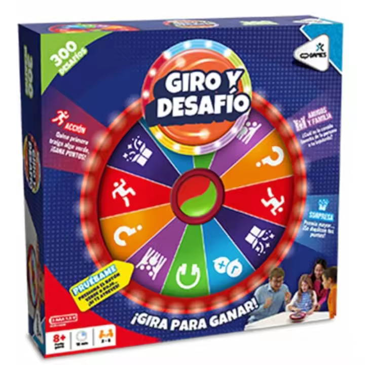 Juego de Mesa Giro y Desafío en castellano Famosa - 1