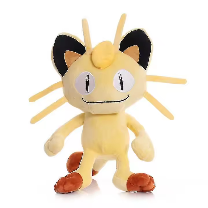 25cm Takara Tomy Meowth Plush Toys Doll Meowth Soft Stuffed Animals Plush Dolls Gifts For Kids Children Birthday Gifts - 1
