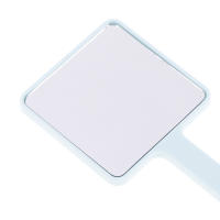 Espejo De Maquillaje Portátil Cuadrado Con Manija Espejo De Vestíbulo Compacto Para SPA Y Salón Espejo Cosmético Para Mujeres - details 10