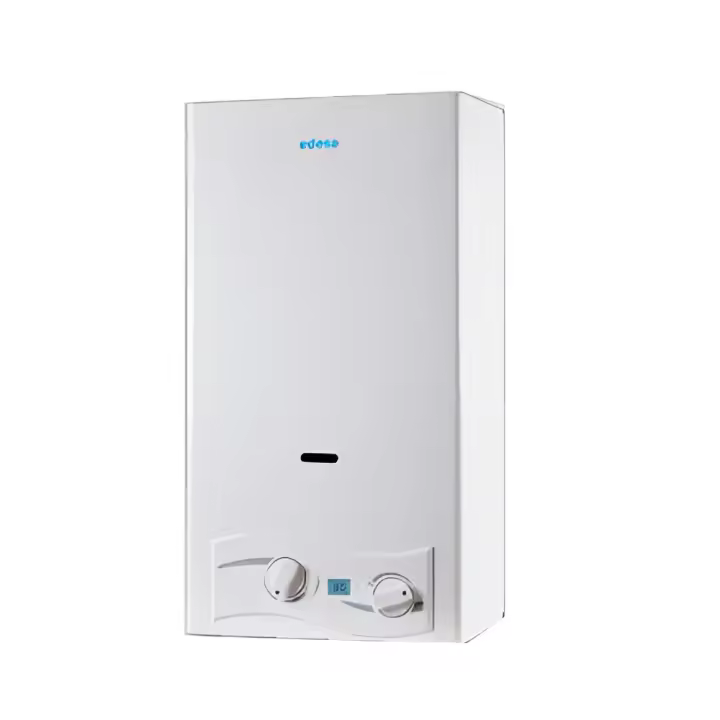 Edesa ATM.IONO (298027) - Calentador de 11L para Gas Butano/Propano, Display LCD,  Eficiencia A, Color Blanco - 1