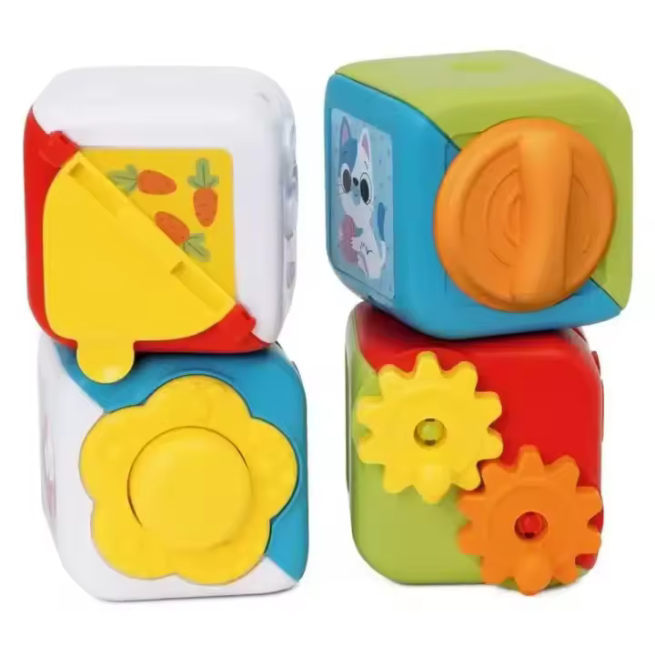 Cubos multiactividad 2 en 1 set de 4 bloques sensoriales 11857000000 CHICCO - 1