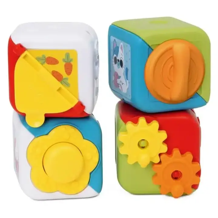 Cubos multiactividad 2 en 1 set de 4 bloques sensoriales 11857000000 CHICCO - 1