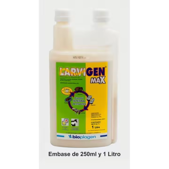 Larvigen Max 1 Litro (Para 100 Lts./Agua) Larvicida-Insecticida-Ovicida Uso Zoosanitario. - 1
