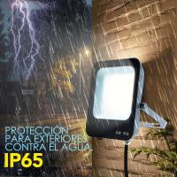 IluminaShop - Foco Proyector Led 20W, 50W, 100W, 150W, 200W con Chip Osram, IP65 Regulable, Iluminación exterior, De uso para jardín, patios, parking, hotel, naves etc. - details 0