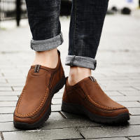 Zapatos De Cuero Para Hombre Casual Transpirables Mocasines Loafers Slip on Talla Grande 39-48 Zapatos De Conducción Moda Primavera/Otoño - details 7