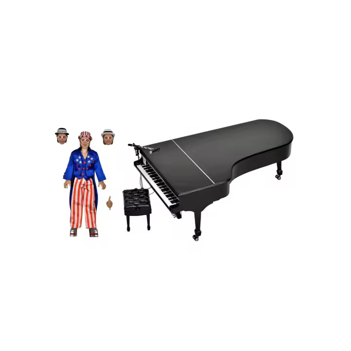NECA FIGURA PREMIUM ELTON JHON LIVE 1976 EDICIÓN COLECCIONISTA - 1