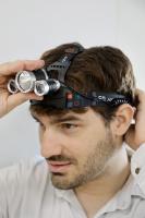 Linterna Frontal LED Recargable USB | 1500 Lúmenes, 4 Modos de Luz, Alcance 200m | Ideal para Senderismo, Montaña, Caza, Camping y Exploración Nocturna, Resistencia al agua | Batería hasta más de 3 horas - Extrahouse - details 1