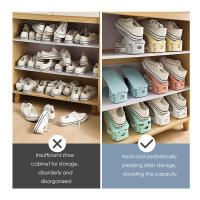 Organizador De Zapatos Ajustable Doble Piso Para Armario Espacioso Y Economizador De Espacio Para Ordenación De Calzado - details 0