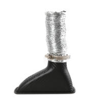 Kit De Tubo De Admisión De Aire Para Coche Con Patrón De Fibra De Carbono Universal Inlet Pipe Funnel Turbine Universal Para Bumper Grille 1/2/4 Packs - details 0