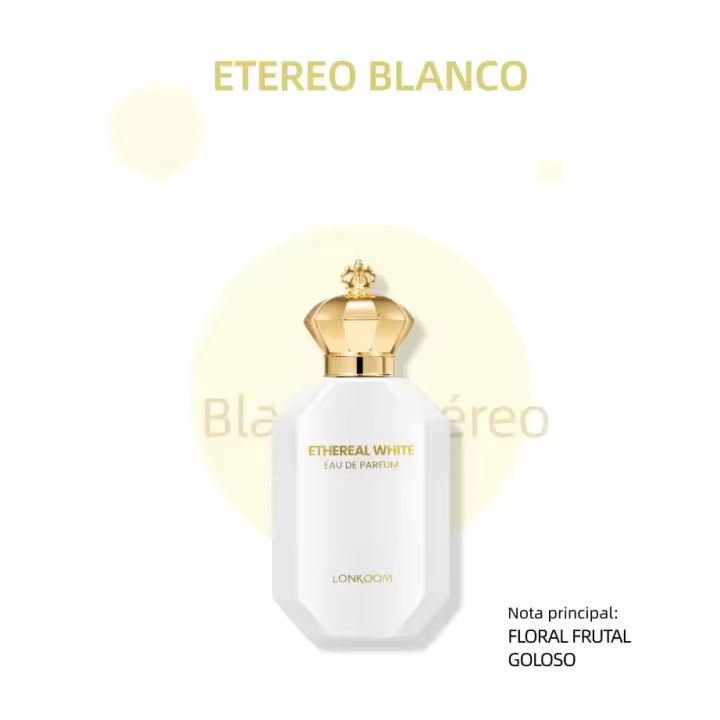 [Oficial] LONKOOM Perfume, ETHEREAL WHITE EDP,100ml, perfume para hombres, perfume para mujeres - 1
