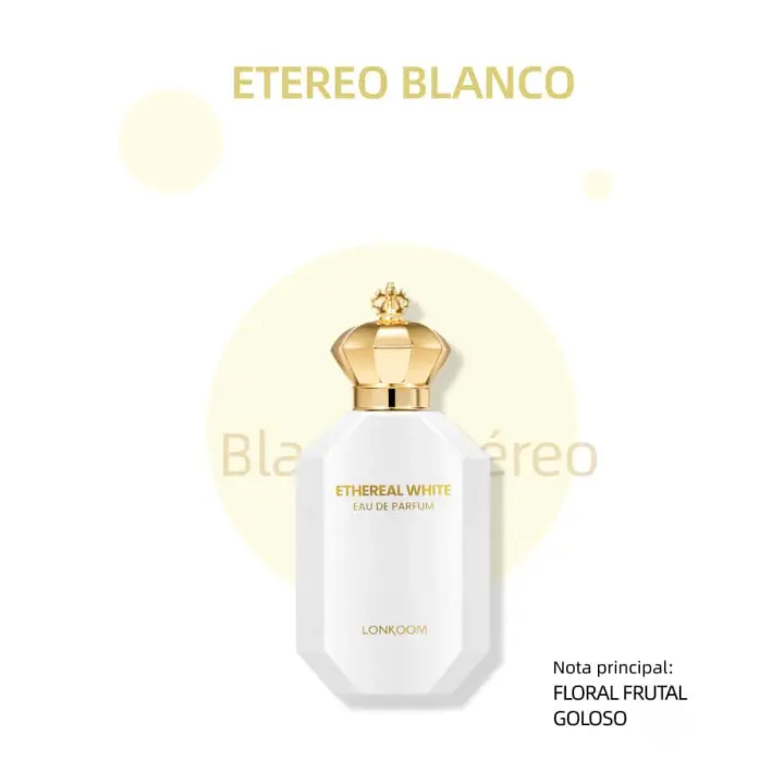 [Oficial] LONKOOM Perfume, ETHEREAL WHITE EDP,100ml, perfume para hombres, perfume para mujeres - 1