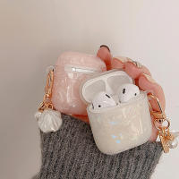 Estuche Suave De Concha De Perla Con Llavero Para AirPods 4 3 2 1 pro 2 Accesorios De Auriculares Cubierta De Caja De Auriculares - details 2