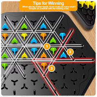 Juego De Tablero Interactivo Para Familia Y Amigos Juego De Batalla De Triggle Chess Con Cuerda De Goma Para Niños Juguetes De Estrategia Regalo Para Fiesta - details 4