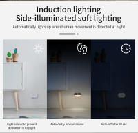 Lámpara Nocturna LED Con Sensor De Movimiento 3 Pcs Recargable Para Decoración De Habitaciones Y Uso Doméstico Con Pilas AAA Incluidas Luz De Noche Rectangular - details 2