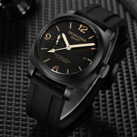 Reloj De Pulsera Automático SEAKOSS 10Bar GMT Para Hombre Resistente Al Agua Con Movimiento Seagull ST2557 De 316L Luminoso Calendario Cristal De Zafiro - details 24