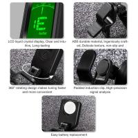 Afinador Digital Cromático T-02 Afinador De Guitarra Clip-on Tamaño Mini Para Acústica Ukulele Violín Con Pantalla LCD - details 9