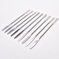 Herramienta De Maquillaje Y Nail Art Palanca De Acero Inoxidable Para Mezclar Crema De Pulverizar Y Blanquear Paleta De Espátulas Y Palitos - details 3