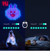 Luces De Navidad Fairy Colorida LED Cadena Bluetooth RGBIC Adresable Para Cortina Guirnalda Decoración De Pared Fiesta Boda - details 8
