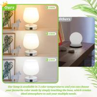 Lámpara de Mesita de noche tácil With 2 Puertos USB, lámpara de Mesita de Noche - details 1