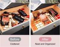 Organizador De Maquillaje Para Cajón Vanidad Contador Baño Cocina Y Caja De Almacenamiento Organizador De Belleza Plástico - details 8