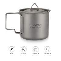 Taza De Camping De Titanio Portátil Con Mano Doblada Adecuada Para Picnic Tamaño 300ml / 350ml / 450ml / 550ml / 650ml / 750ml - details 4
