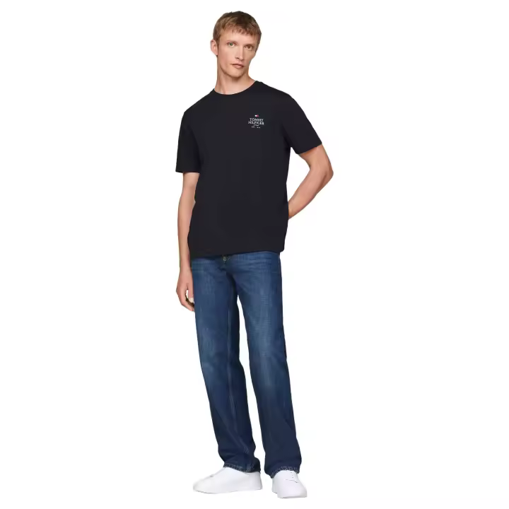 Camiseta de Manga Corta Tommy Hilfiger  para hombre en color negro - 1