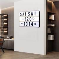 Luz Nocturna LED Para Cartas Y Cajas DIY Potenciada Por USB O Batería A3 A4 A5 A6 Decoración De Fiesta De Cumpleaños Lámpara De Escritorio Para Pared - details 0